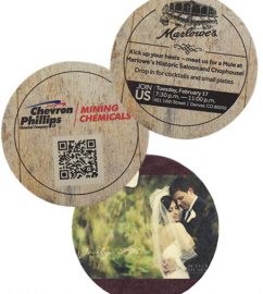 Personalized Coasters & Custom Logo Pulpboard Coasters