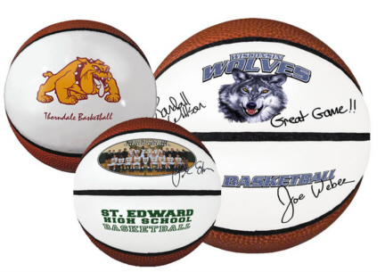 Personalized Basketballs & Custom Logo Signature Basketballs